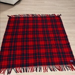 Pendleton Red and green  Tartan Throw